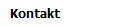 Kontakt
